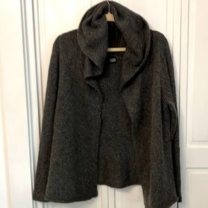 Eileen Fisher hoodie cardigan sweater